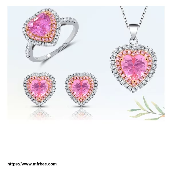 Hot Sale Stylish Modern Love Heart Jewelry Set