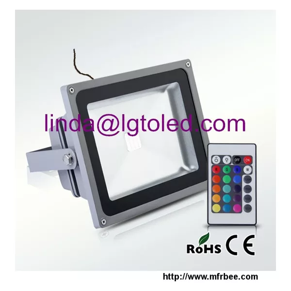 RGB with controller led 30W flood light