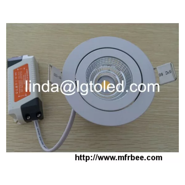 dimmable led driver 10W COB led ceiling light
