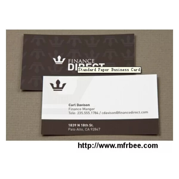 Standard Paper Business Card