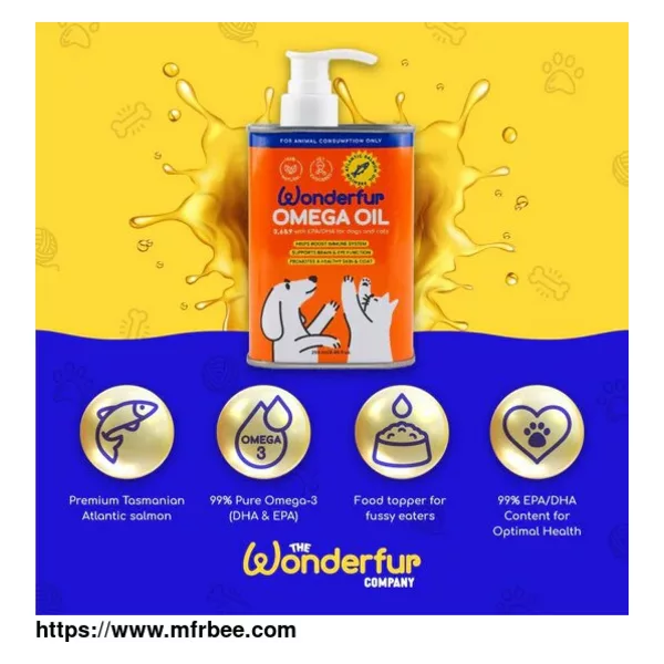 Wonderfur Super Omega Oil for Dogs and Cats