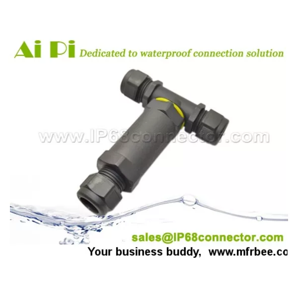 IP68 Waterproof 3-Pole T-Splitter Connector