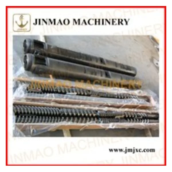 Parallel twin screw and barrel