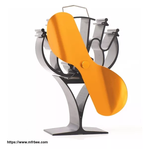 2 Blades Heat Powered Stove Fan