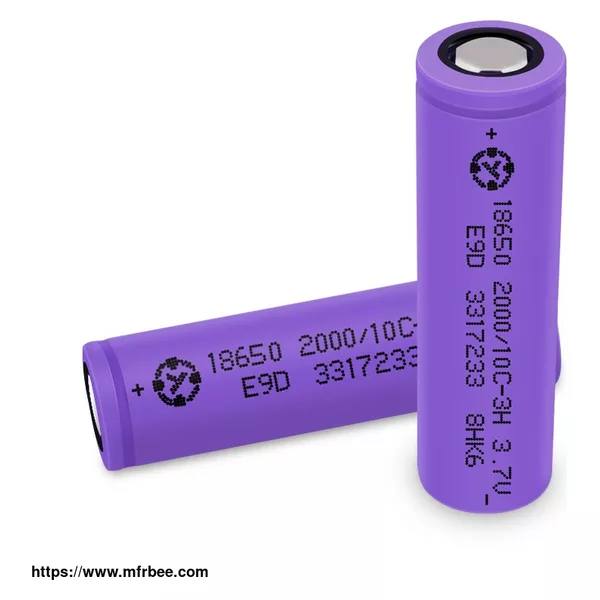 inr18650 2000mah lithium ion battery 10c