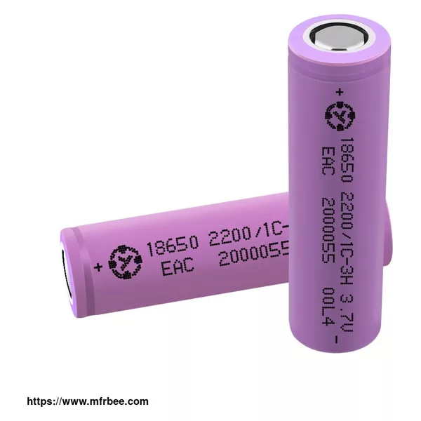 2200mah lithium battery 3.7v INR18650 1c