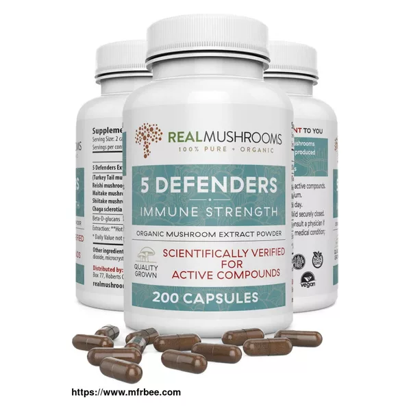 Real Mushroom 5 Defenders Capsules
