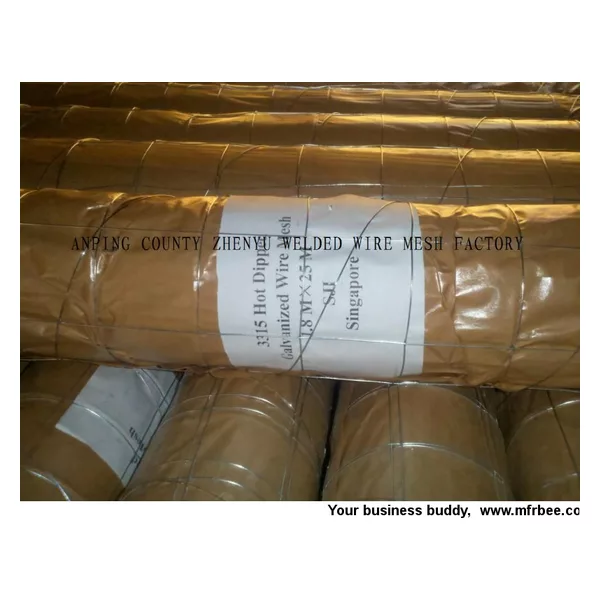 hot dipped 3315 welded roof mesh