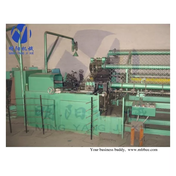 4M automatic Chain Link Fence Machine/diamond wire mesh machine