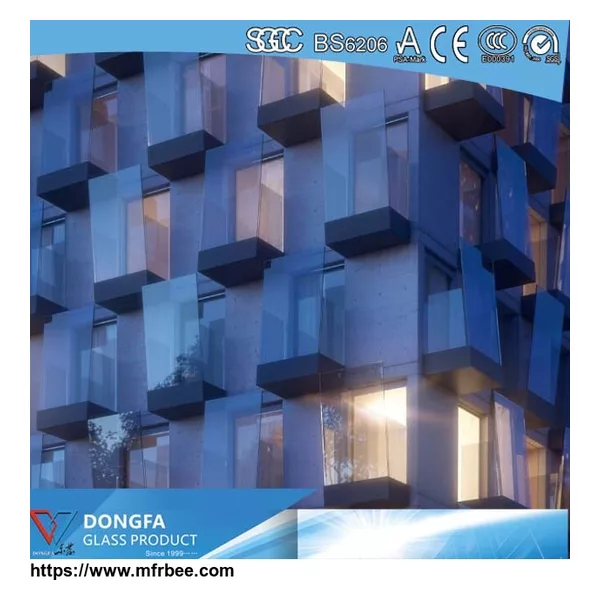 Clear Sentryglas Laminated Railing Glass Price Per m²