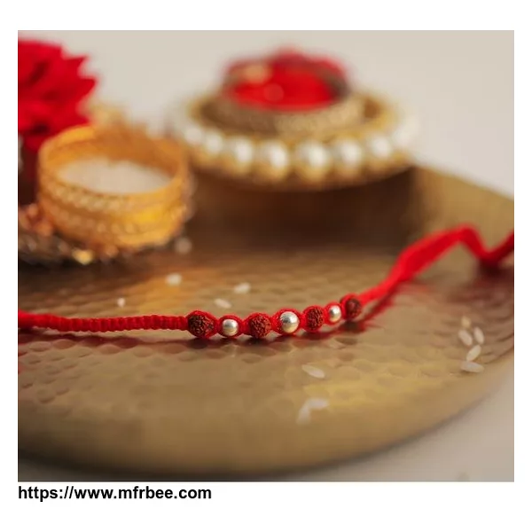 Good Luck Charm Silver Rakhi