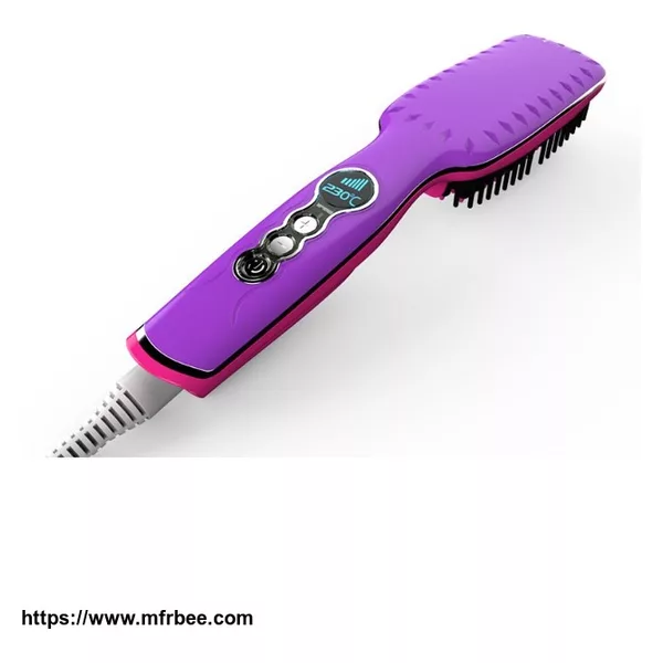 Wholesale Good Quality LCD Hair Straightener Brush