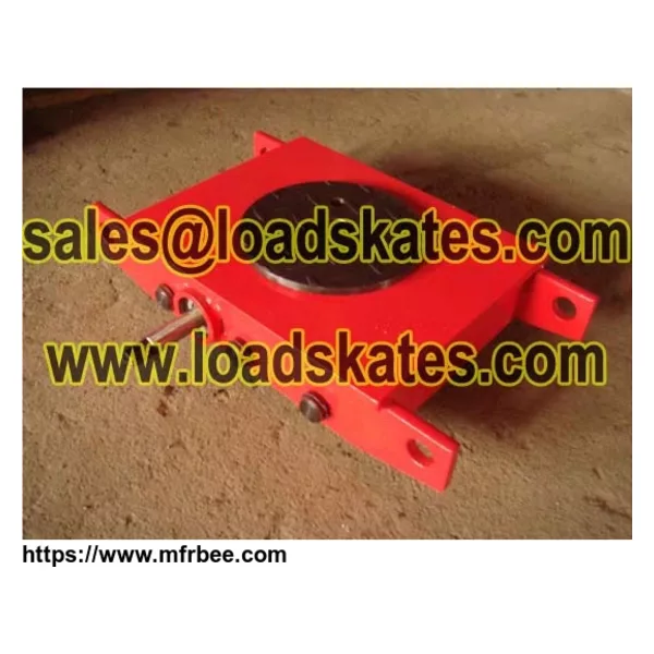 Instruction for machinery moving skates