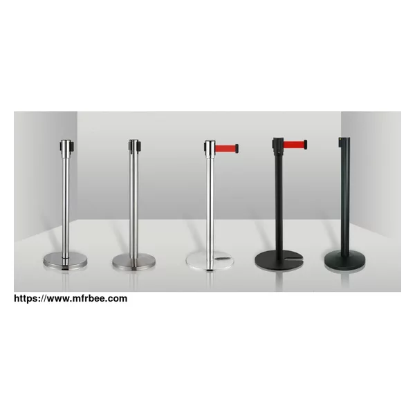 LG-D7 Aluminum allo Post Retractable Belt Stanchion pole