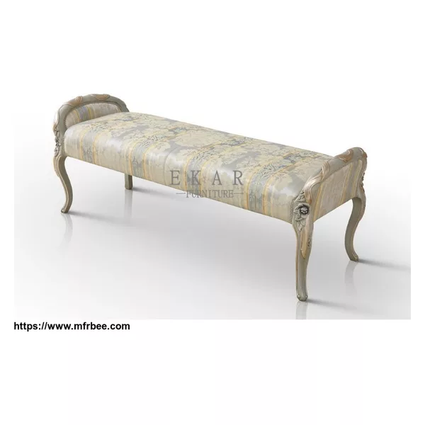 Hot Sale Bedroom Furniture French Style Bench Bedroom FU-103