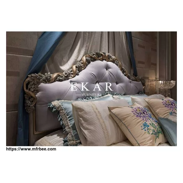 Hand carved bed room solid wood