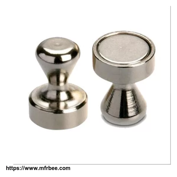 Strong neodymium push pin magnet skittle pot magnet