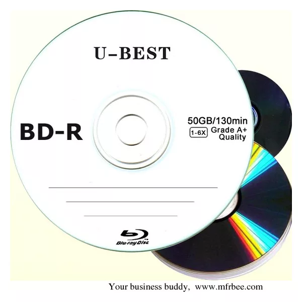 High capacity 50GB BD-R BLANK 130MIN