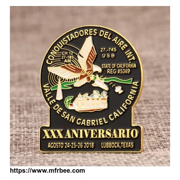 Aniversario Custom Enamel Pins