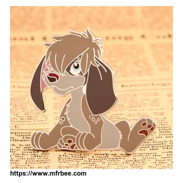 Custom Cute Dog Enamel Pins