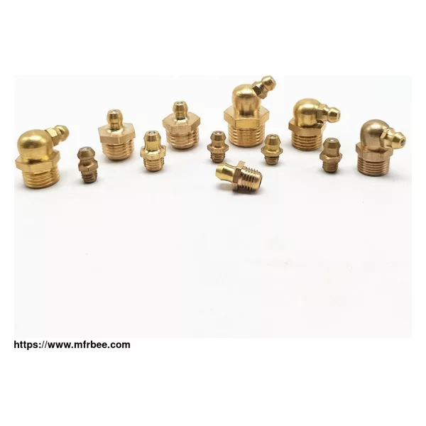 Straight and Bend Brass Grease Fittings