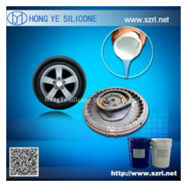 Addition cure silicone rubber for tire mold making