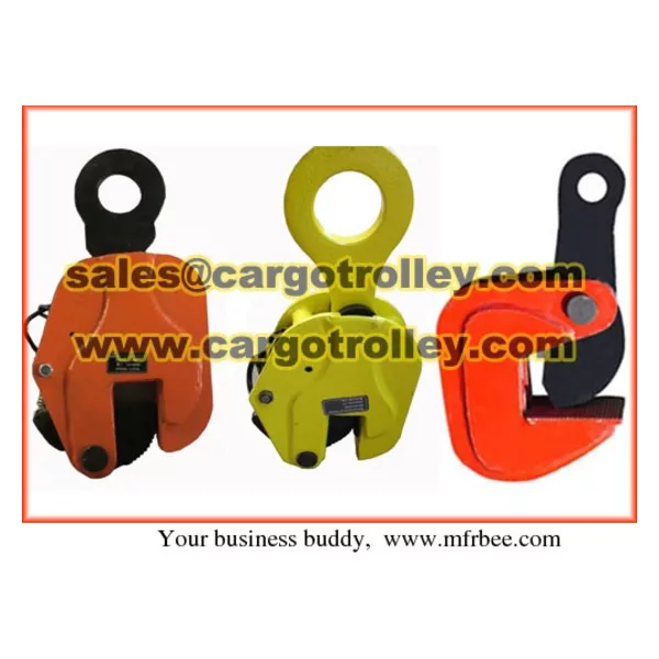 Steel plate clamps details
