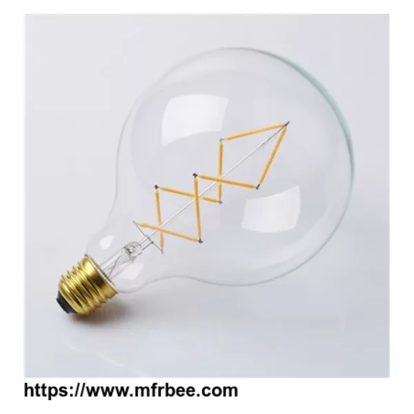 Newest G125-8DF LED DIY cross shape filament bulb
