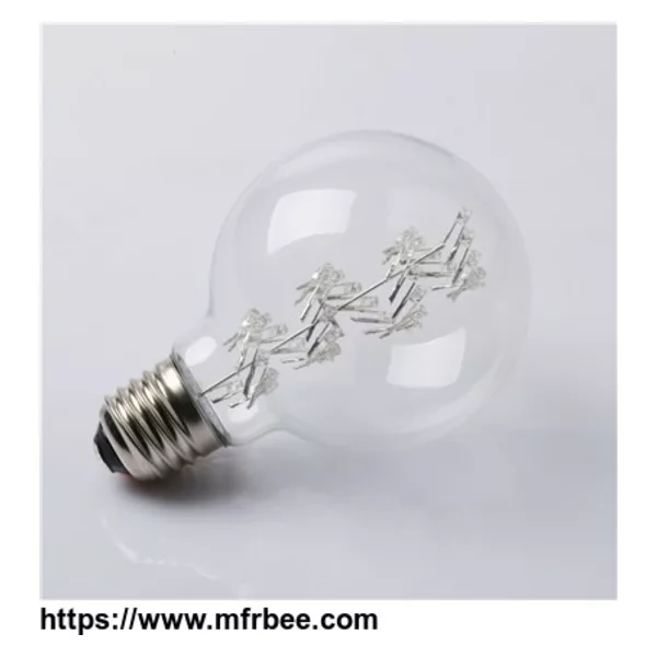 Newest style G95-R LED screw filament lighting bulb
