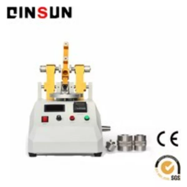 Taber abrasion resistance tester