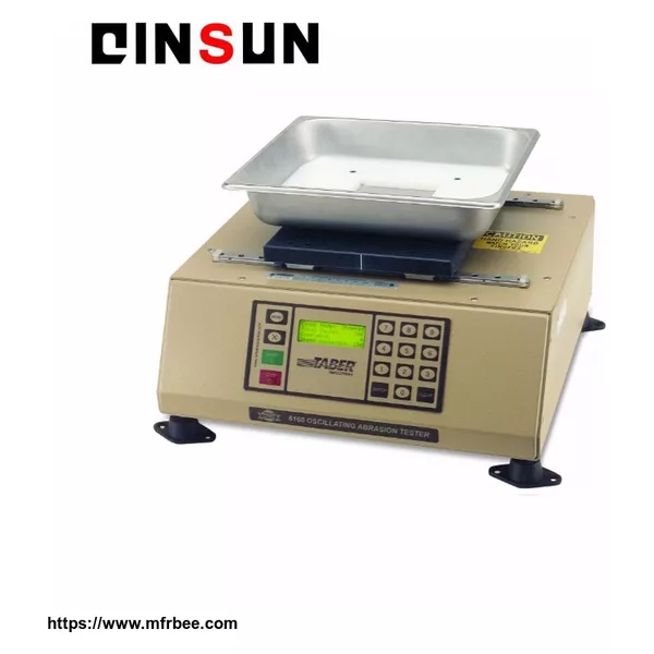Taber oscillation and wear instrument