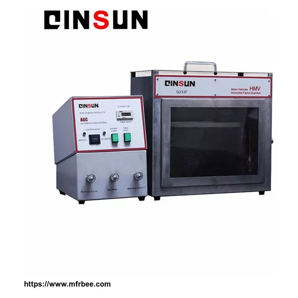 Horizontal Flammability Tester