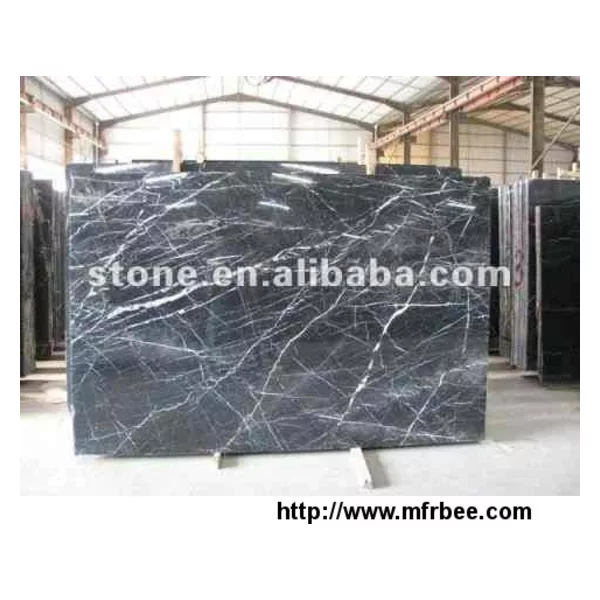 Black Marquina Marble Slab