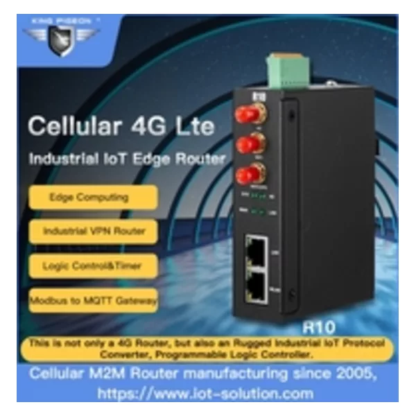 Wireless Cellular Industrial IoT Edge Router Modbus to MQTT