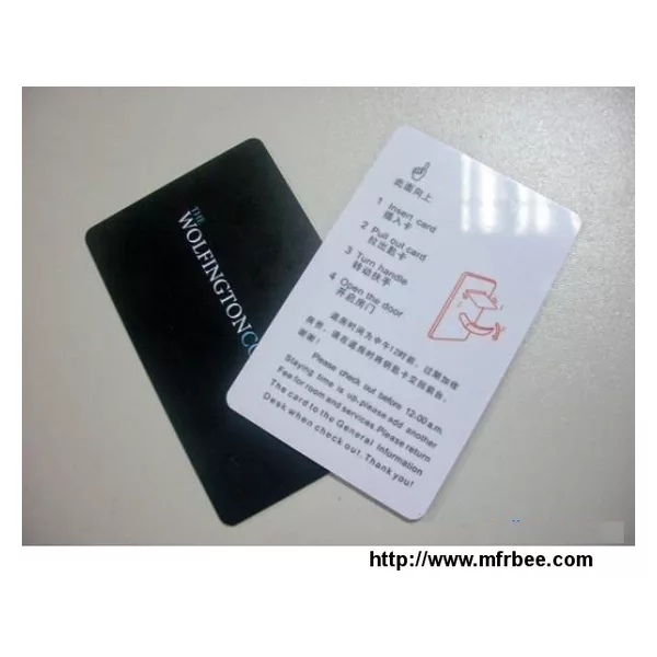 Hotel Card Key Switch PVC ID Card With Chip