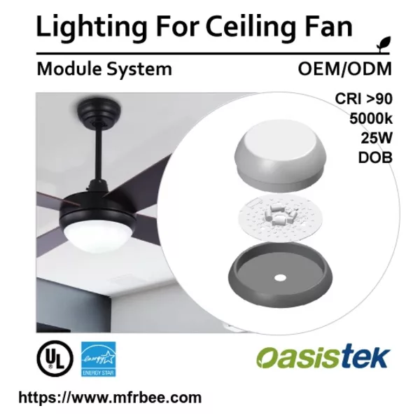 Lighting For Ceiling Fan, Module-System, Oasistek
