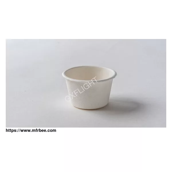 Biodegradable Bagasse Paper Sauce Sugarcane Cup