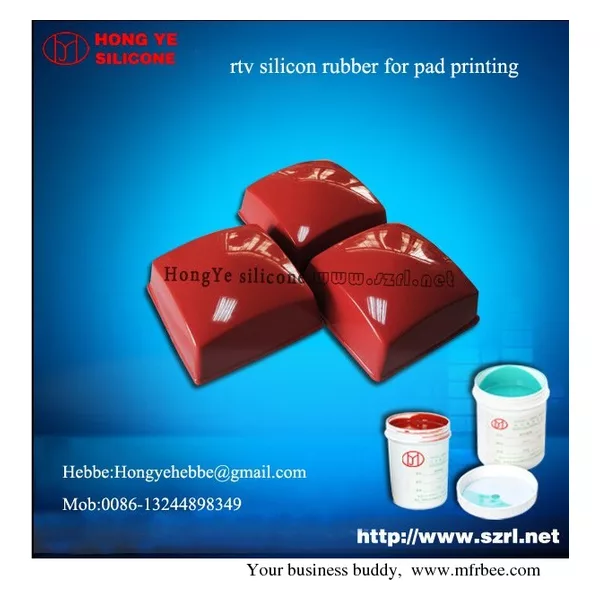 Pad printing silicone rubber