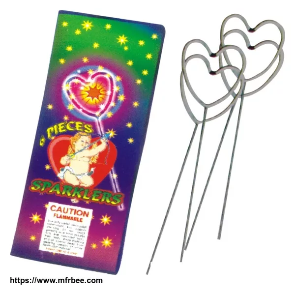 DFS004 Heart Shape Sparklers  (info@doremipyro.com)