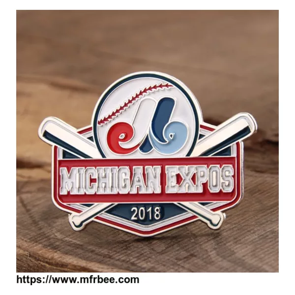 Michigan Expos Baseball Pins