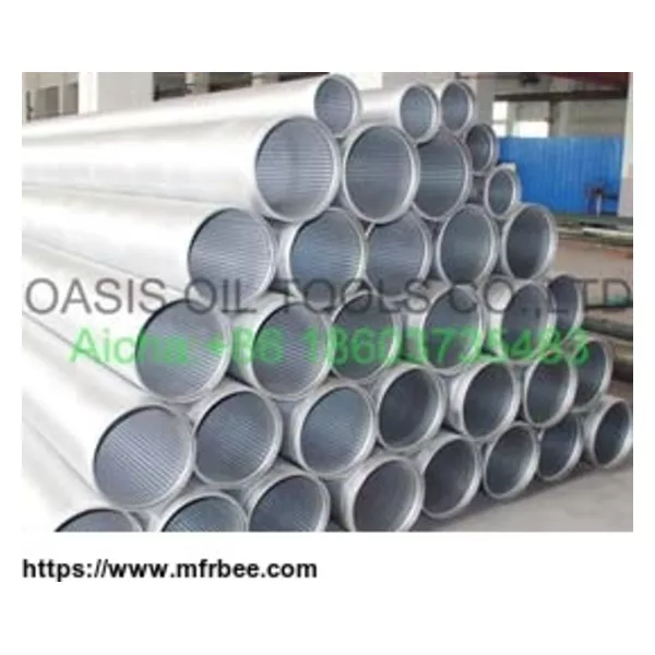 Stainless steel wedge wire water well Johnson screens