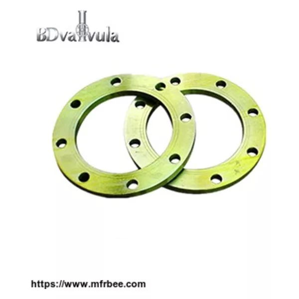 Yellow painted flange water irrigation flanges ANSI SO flange