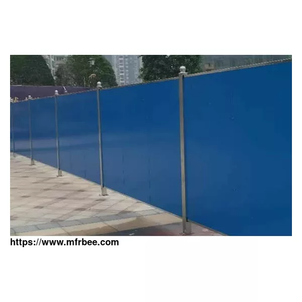 Temporary mobile site fencing