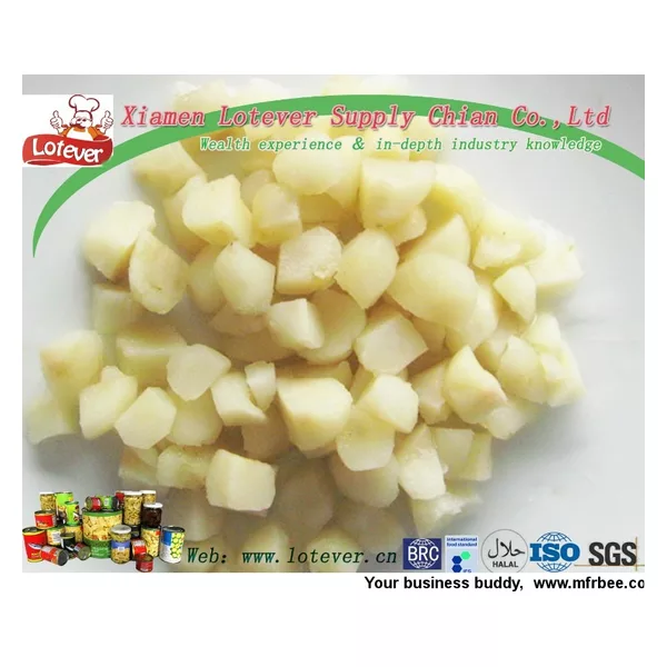canned water chestnut dices