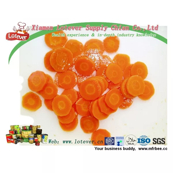 canned carrot slice