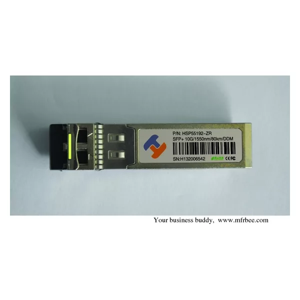 10G SFP+ 850nm/1310nm/1550nm 2km/10km/40km/80km Fiber Optic Module