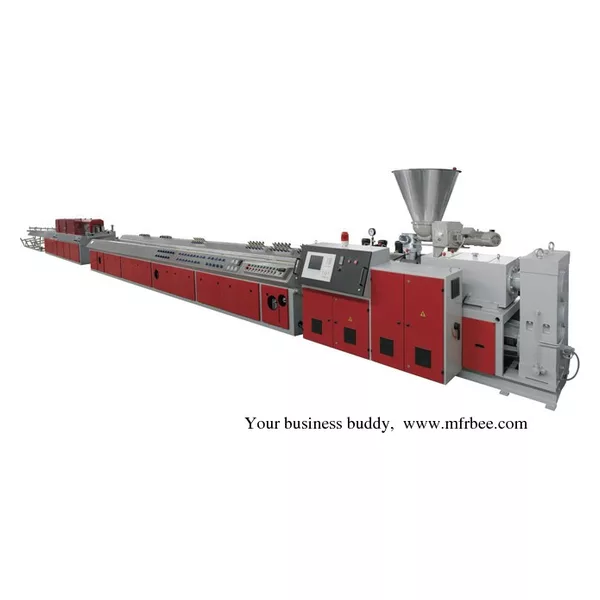 PS wood plastic profile production line