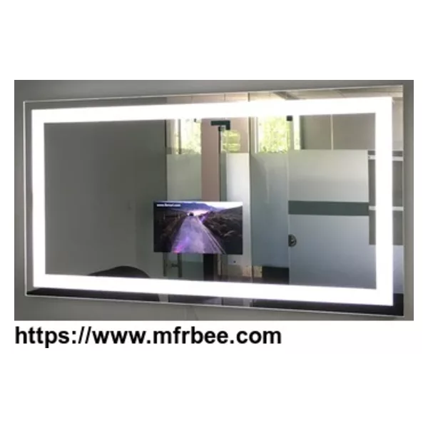 Smart Mirror with Illuminated LED light around