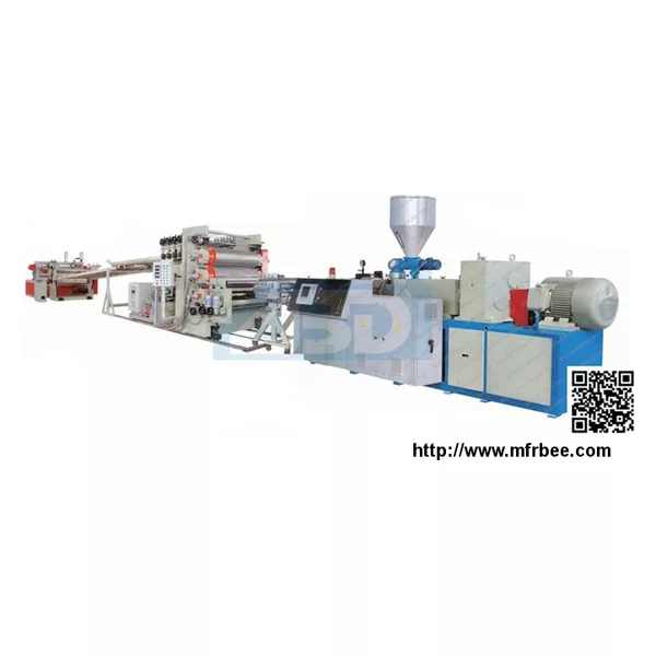 pvc sheet extrusion line