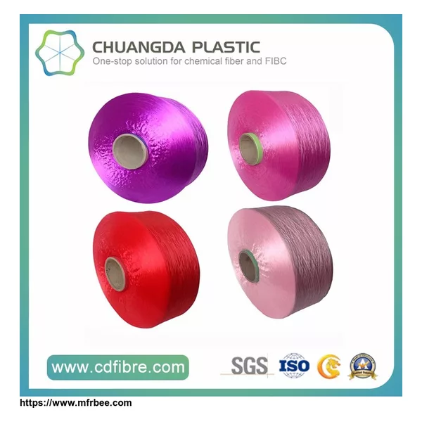 100% PP Ring Spun 1200d Yarn for Webbing